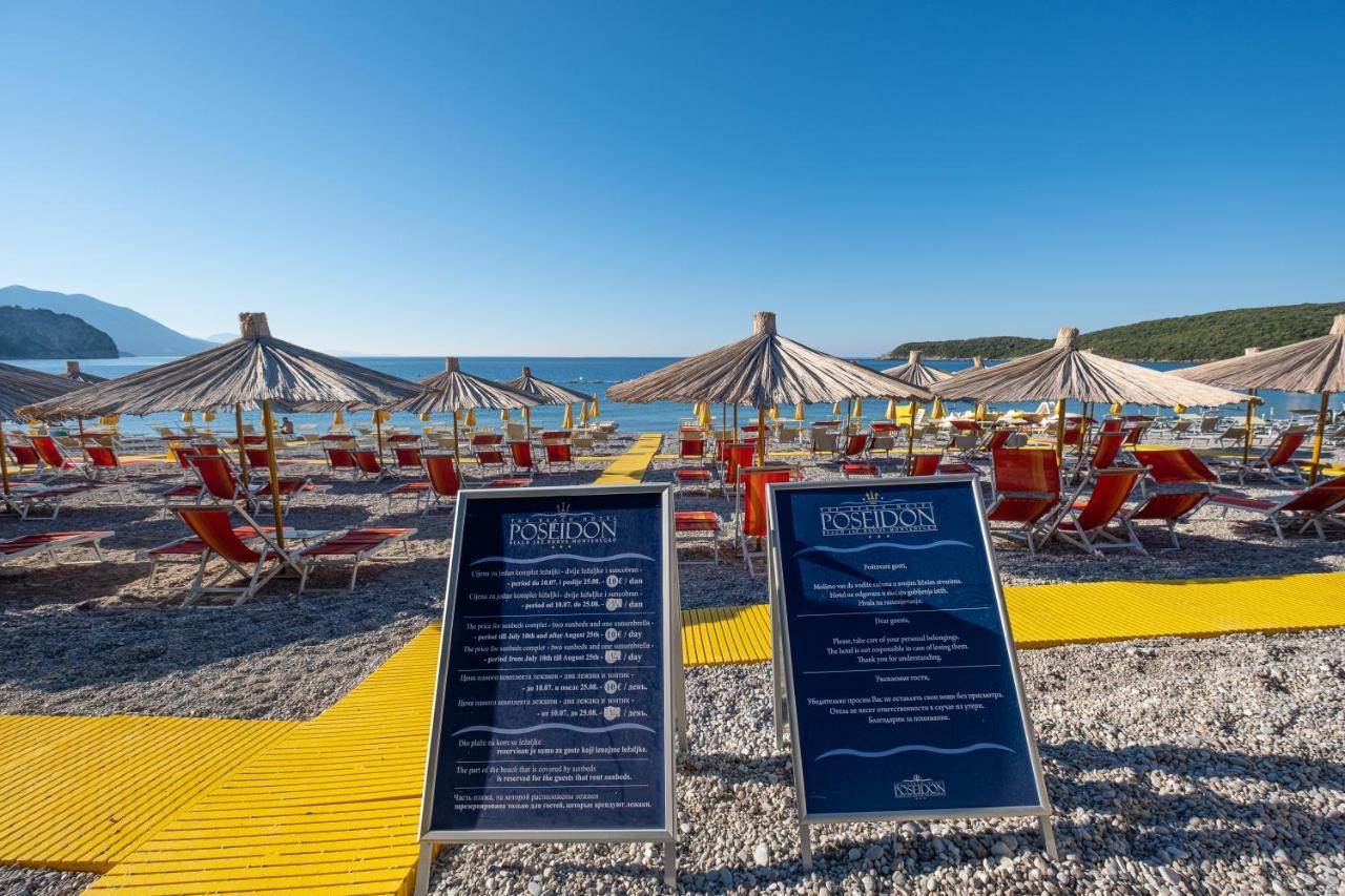 Poseidon The Beach Hotel Budva Exteriör bild